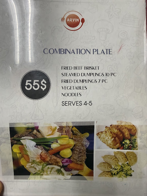 Menu Arvin Restaurant - 1
