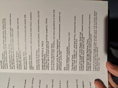 Menu Asa Restaurant Los Gatos - 1