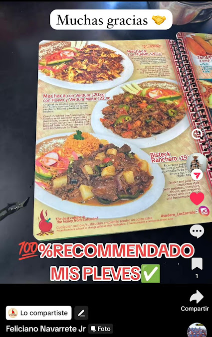 Menu Asadero Los Corrales - 4
