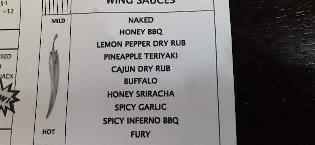 Menu Asado Wing Taco Company - 1