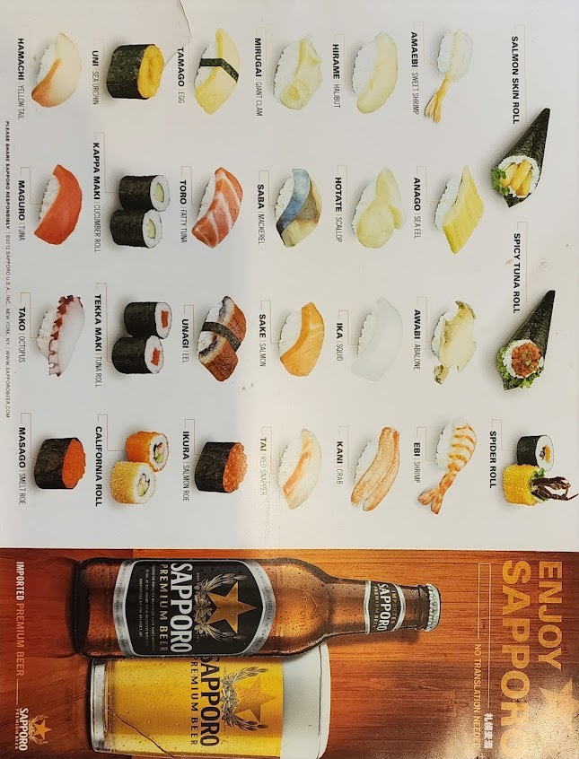 Menu Asahi Sushi Thai Cuisine - 6
