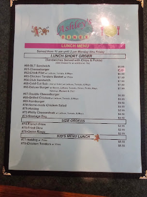 Menu Ashley's Diner - 3