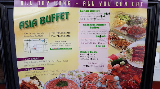 Menu Asia Buffet - 1