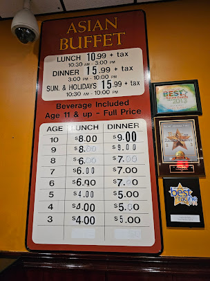 Menu Asian Buffet Racine - 0