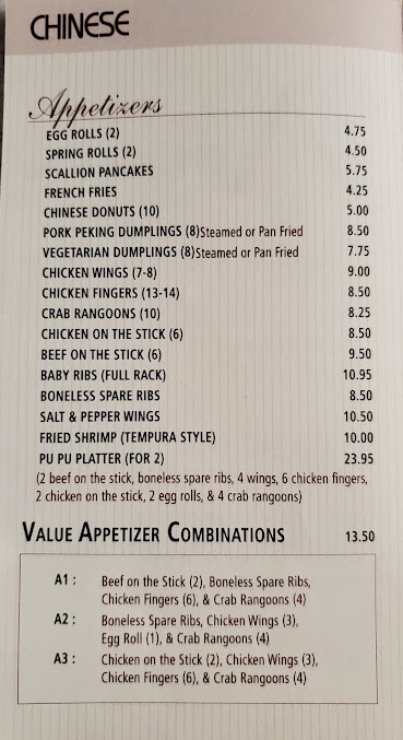 Menu Asian Imperial - 1