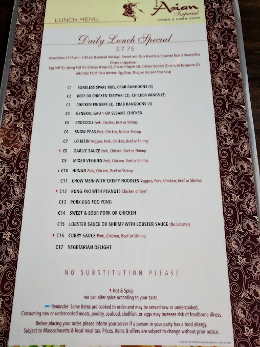 Menu Asian Imperial - 7
