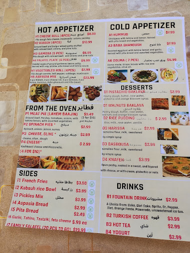Menu Aspasia Mediterranean - 4