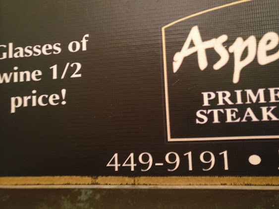 Menu Aspen Grille - 1