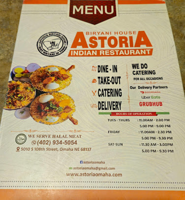 Menu Astoria Biryani House Indian Restaurant - 4