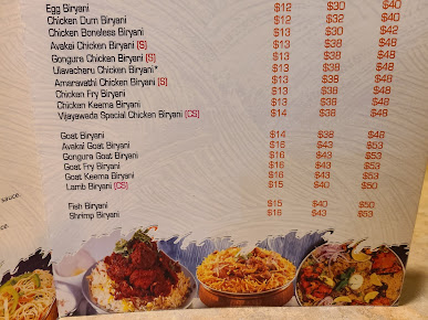 Menu Astoria Biryani House Indian Restaurant - 9