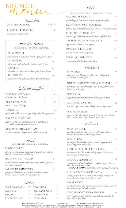 Menu Atelier Florian - 0