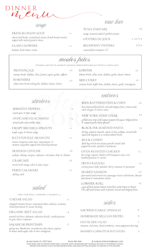 Menu Atelier Florian - 1