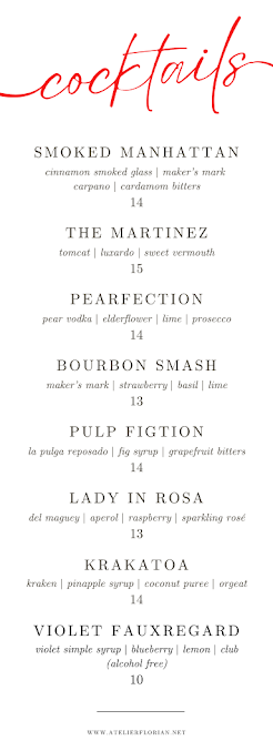 Menu Atelier Florian - 3