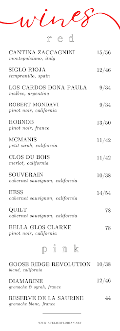 Menu Atelier Florian - 4