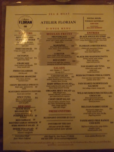 Menu Atelier Florian - 8