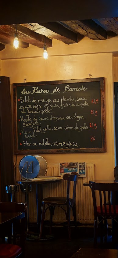 Menu Au Rocher De Cancale - 1