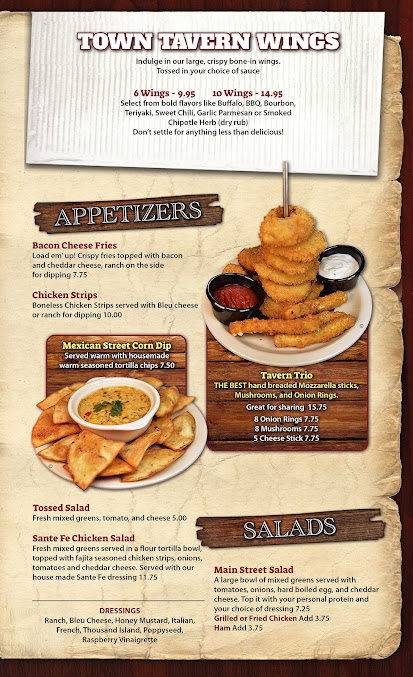 Menu Auburns Town Tavern - 2