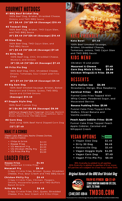 Menu Aunt Bill's Soul Food Cafe - 5