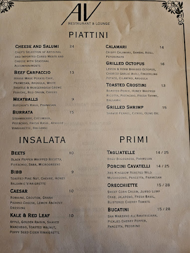 Menu Av Restaurant - 5
