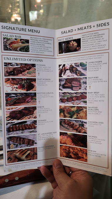 Menu Avenida Brazil Churrascaria Steakhouse - Southwest Houston - 2