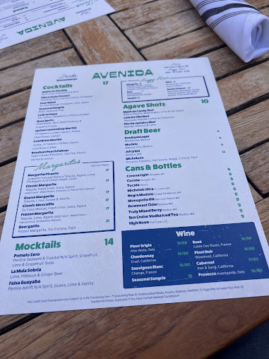 Menu Avenida - 15