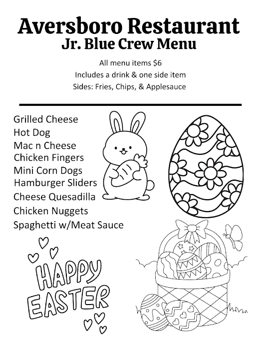Menu Aversboro Restaurant & Sports Bar - 3