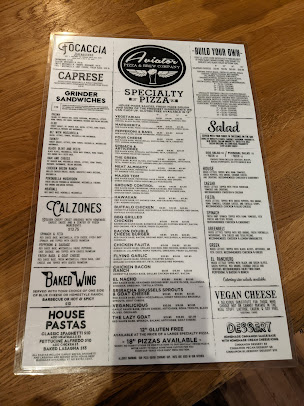 Menu Aviator Pizza Drafthouse - 7
