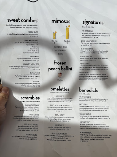 Menu Awake Breakfast Lunch Addison - 4