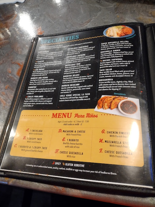 Menu Azteca Mexican Grill - 2