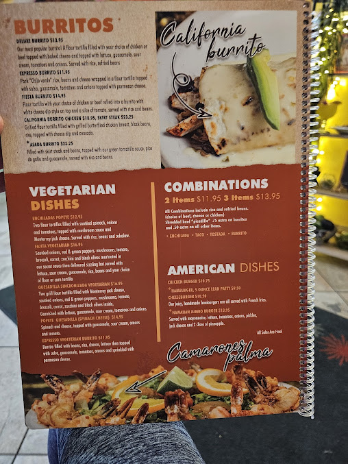 Menu Azteca Mexican Restaurant - 5