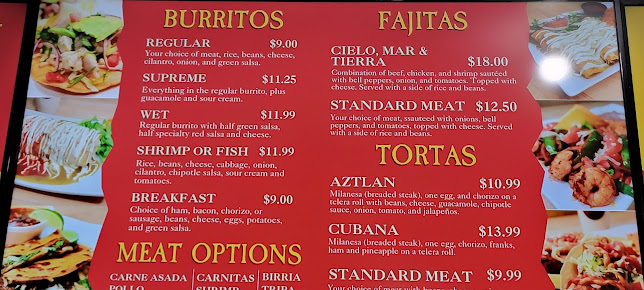 Menu Aztlan Grilled Taqueria - 10