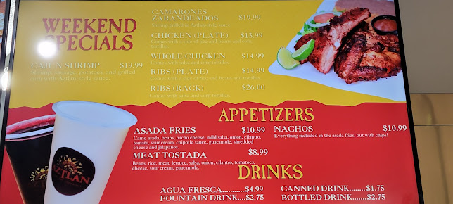 Menu Aztlan Grilled Taqueria - 12