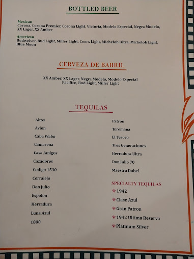 Menu Azul Tequileria & Cocina - 5