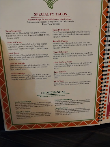 Menu Azul Tequileria & Cocina - 9