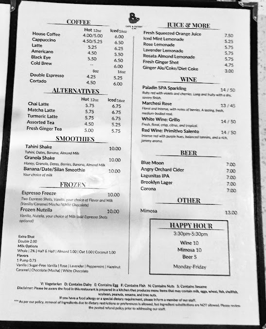 Menu B Cup Cafe - 16
