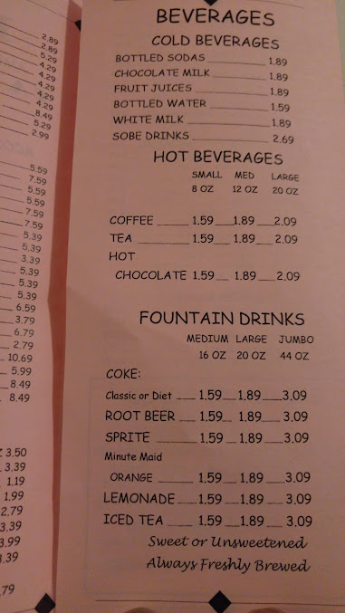 Menu B J Carry Out Inc - 0