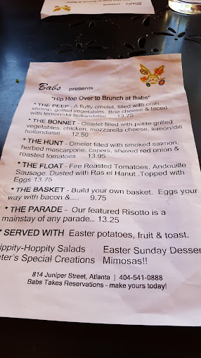 Menu Babs Midtown - 0