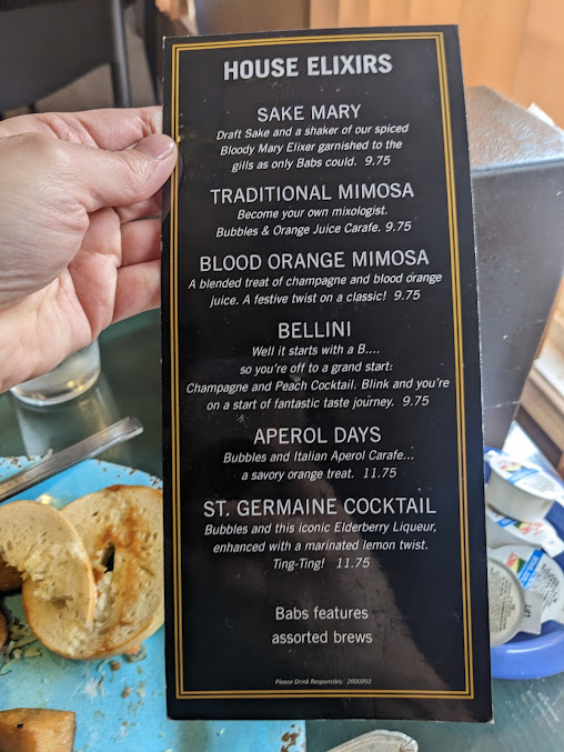 Menu Babs Midtown - 1