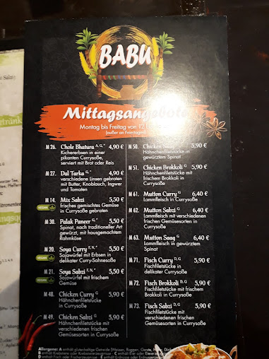 Menu Babu Restaurant - 2