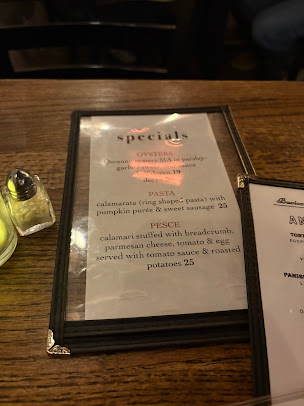Menu Baciccia - 2