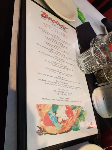 Menu Bacino's - 3