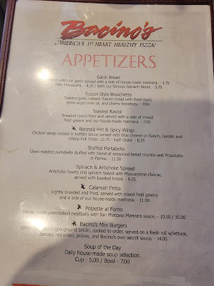 Menu Bacino's - 4