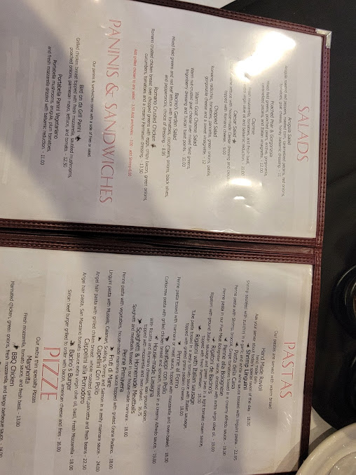 Menu Bacino's - 5
