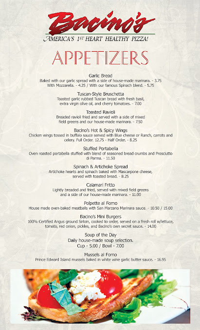 Menu Bacino's - 8