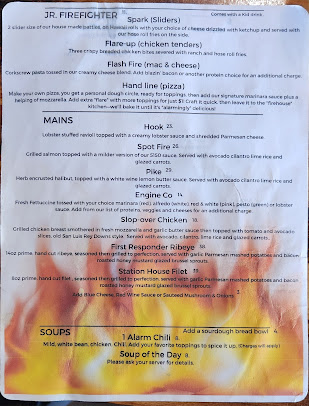 Menu Backdraft Bar Grill - 3