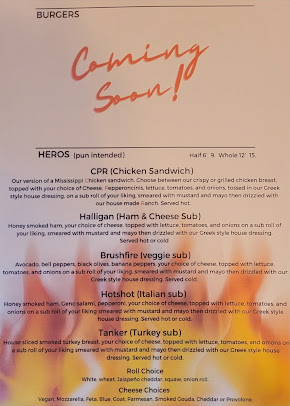 Menu Backdraft Bar Grill - 8