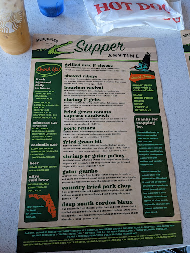 Menu Backwater Wickham Road - 4