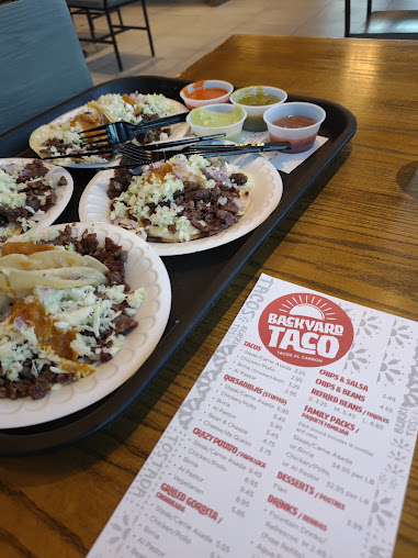 Menu Backyard Taco Chandler - 0