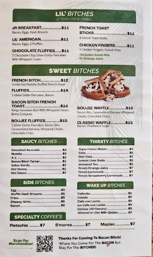 Menu Bacon Bitch - 0
