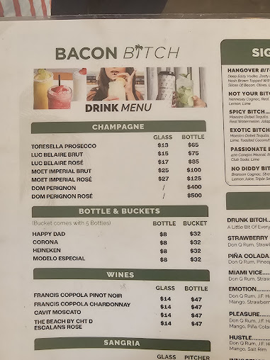Menu Bacon Bitch - 1